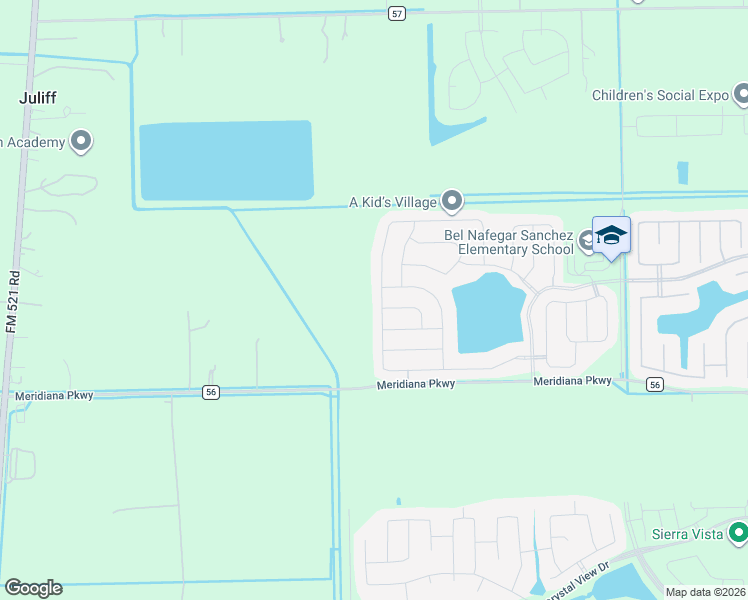 map of restaurants, bars, coffee shops, grocery stores, and more near 1111 Hinged Opal Drive in Arcola