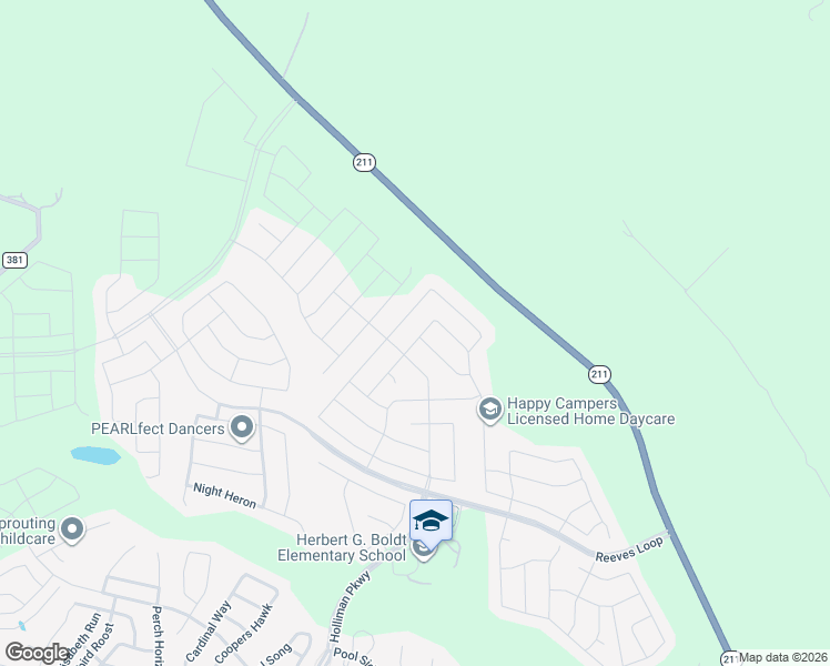 map of restaurants, bars, coffee shops, grocery stores, and more near 834 Hollimon Parkway in San Antonio