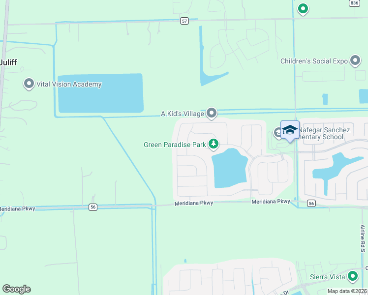 map of restaurants, bars, coffee shops, grocery stores, and more near 1206 Steel Redan Drive in Arcola