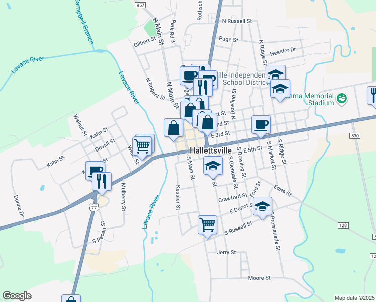 20 East 4th Street, Hallettsville TX Walk Score