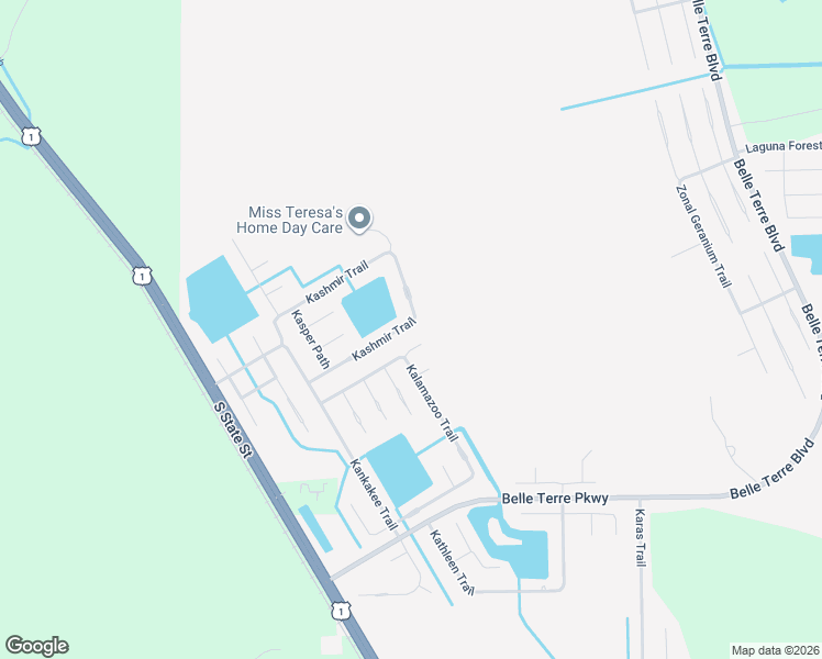 map of restaurants, bars, coffee shops, grocery stores, and more near 69 Kashmir Trail in Palm Coast