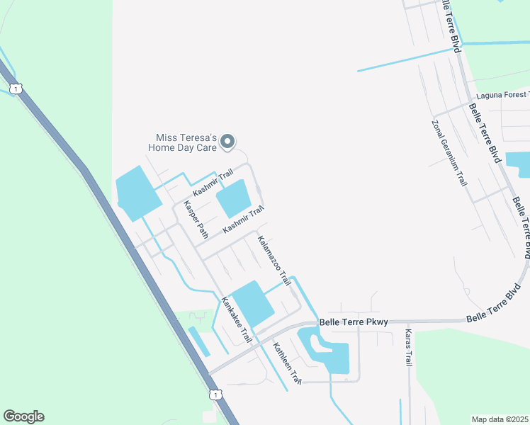 map of restaurants, bars, coffee shops, grocery stores, and more near 70 Kashmir Trail in Palm Coast