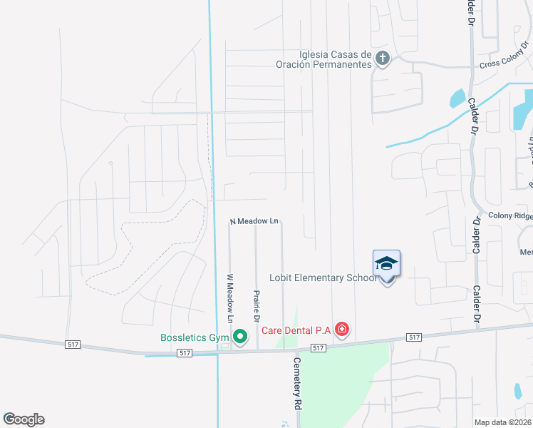 map of restaurants, bars, coffee shops, grocery stores, and more near 3020 North Meadow Lane in Dickinson