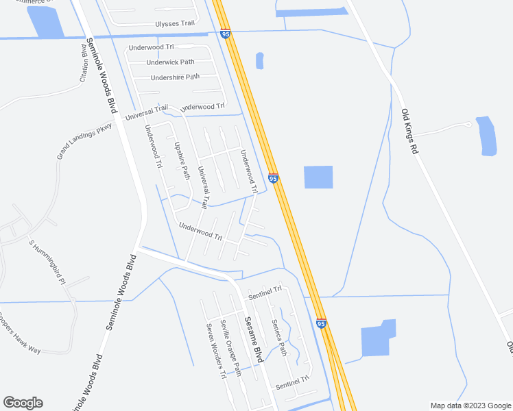 map of restaurants, bars, coffee shops, grocery stores, and more near 3 Unison Court in Palm Coast