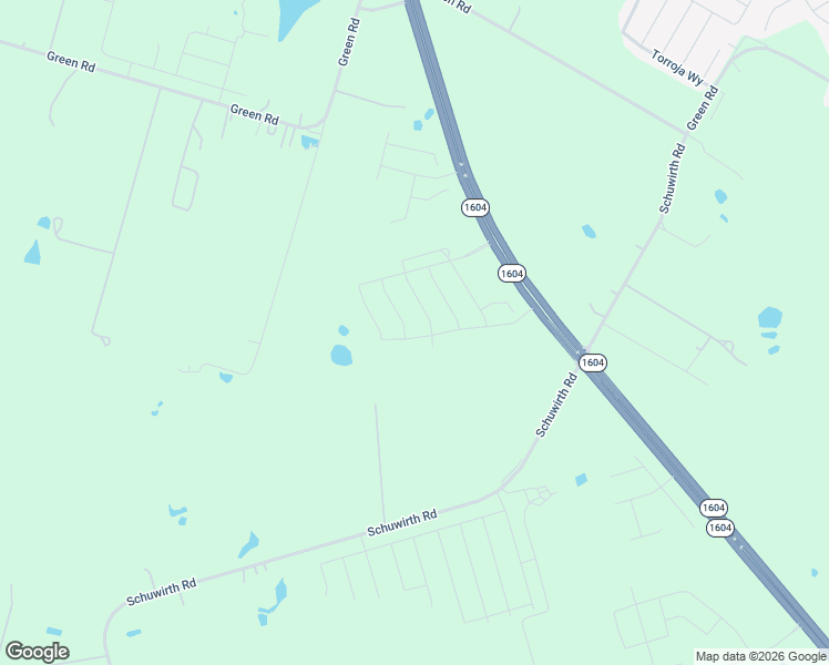 map of restaurants, bars, coffee shops, grocery stores, and more near 1831 Schuwirth Road in Converse