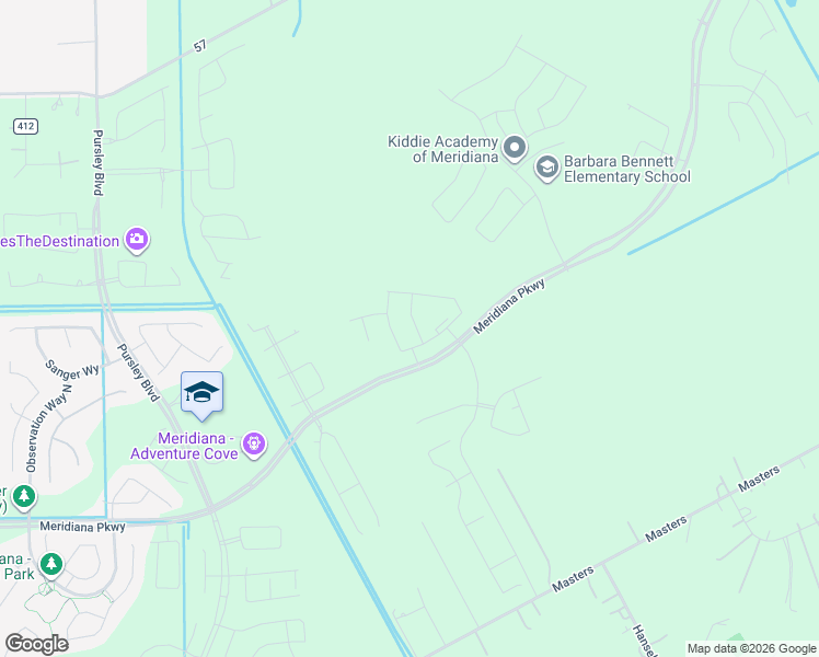 map of restaurants, bars, coffee shops, grocery stores, and more near 9825 Masters Road in Manvel