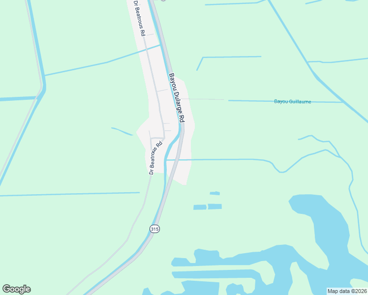 map of restaurants, bars, coffee shops, grocery stores, and more near 1479 Bayou Dularge Road in Terrebonne Parish