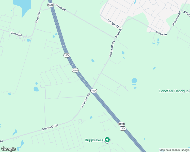 map of restaurants, bars, coffee shops, grocery stores, and more near 2187 Schuwirth Road in Converse