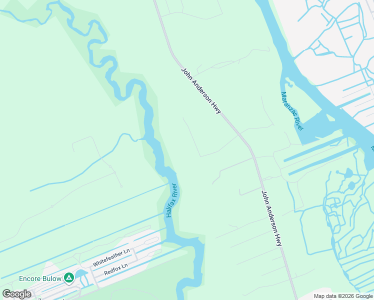 map of restaurants, bars, coffee shops, grocery stores, and more near 69 Bridle Ridge Court in Flagler Beach