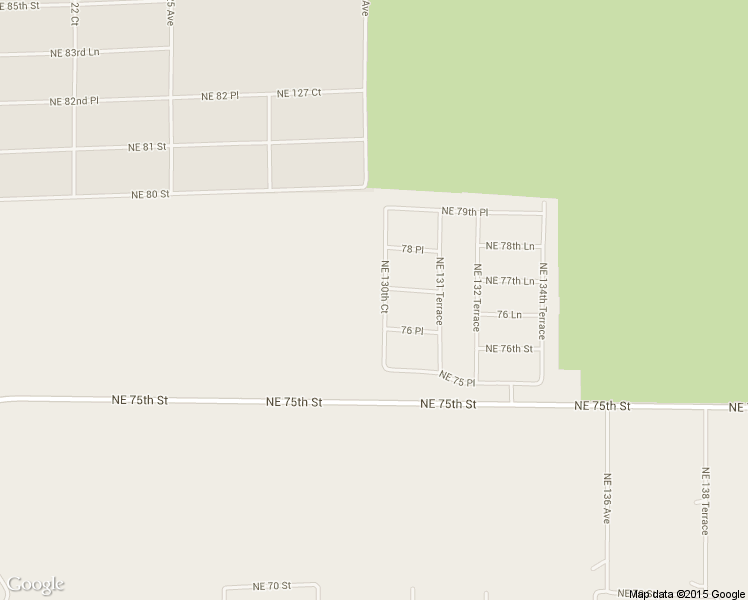 map of restaurants, bars, coffee shops, grocery stores, and more near 7730 Northeast 130th Court in Bronson