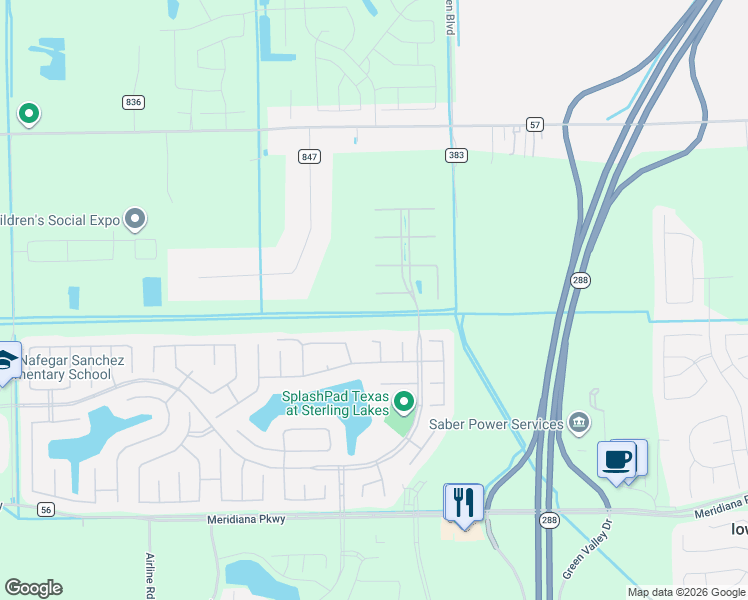 map of restaurants, bars, coffee shops, grocery stores, and more near 2710 Topaz Cove Lane in Rosharon