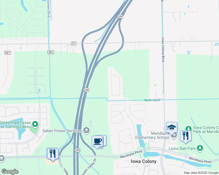 map of restaurants, bars, coffee shops, grocery stores, and more near 9306 Eckert Road in Arcola