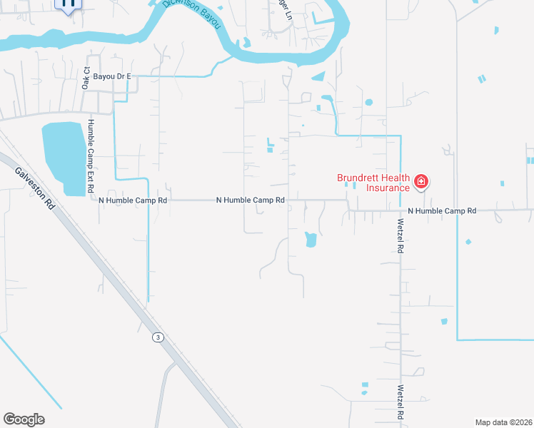 map of restaurants, bars, coffee shops, grocery stores, and more near 8211 Deats Lane in Dickinson