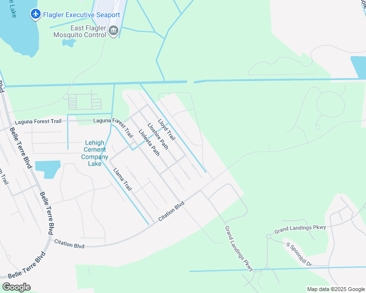 map of restaurants, bars, coffee shops, grocery stores, and more near 47 Lloyd Trail in Palm Coast