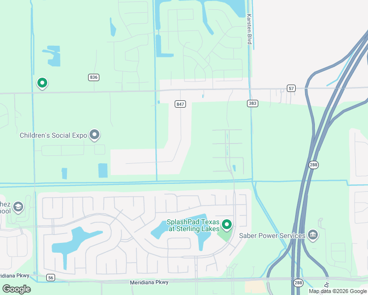 map of restaurants, bars, coffee shops, grocery stores, and more near 9204 County Road 847 in Rosharon