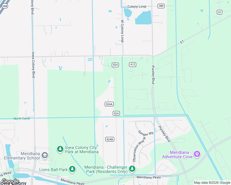 map of restaurants, bars, coffee shops, grocery stores, and more near 9209 Puritan Way in Rosharon