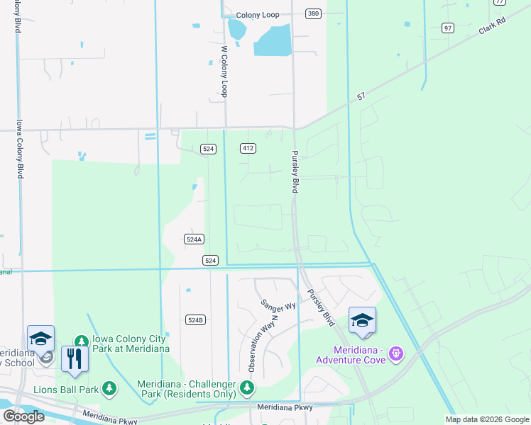 map of restaurants, bars, coffee shops, grocery stores, and more near 9126 Pilgrim Circle in Rosharon