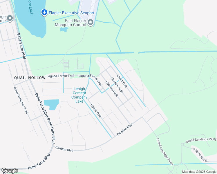 map of restaurants, bars, coffee shops, grocery stores, and more near 81 Laguna Forest Trail in Palm Coast