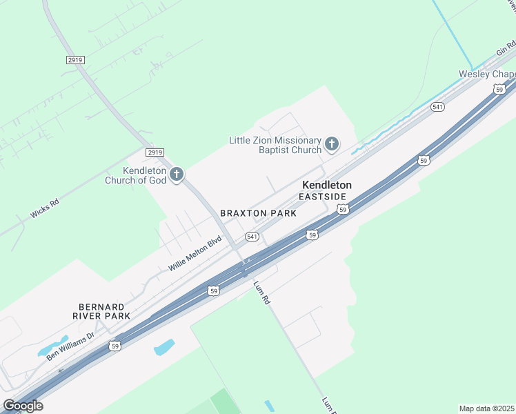 map of restaurants, bars, coffee shops, grocery stores, and more near 13402 Gin Road in Beasley