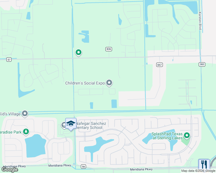 map of restaurants, bars, coffee shops, grocery stores, and more near 2017 Acklen Run Drive in Rosharon