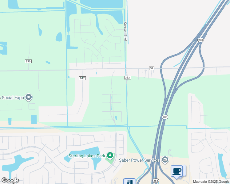 map of restaurants, bars, coffee shops, grocery stores, and more near 2803 Quartz Ridge Dr in Rosharon