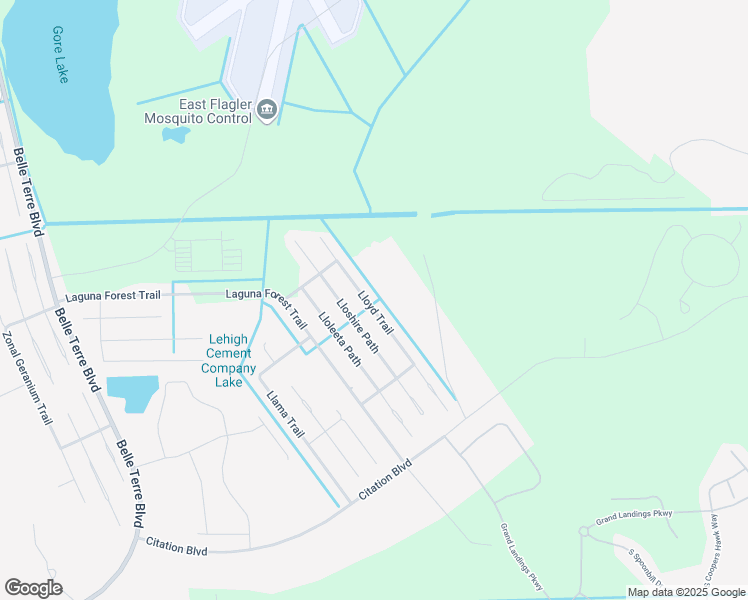 map of restaurants, bars, coffee shops, grocery stores, and more near 29 Lloyd Trail in Palm Coast