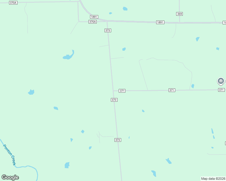map of restaurants, bars, coffee shops, grocery stores, and more near 1600 County Road 373 in Shiner