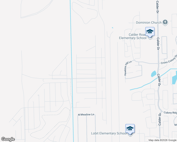 map of restaurants, bars, coffee shops, grocery stores, and more near 2610 Mary Lane in Dickinson