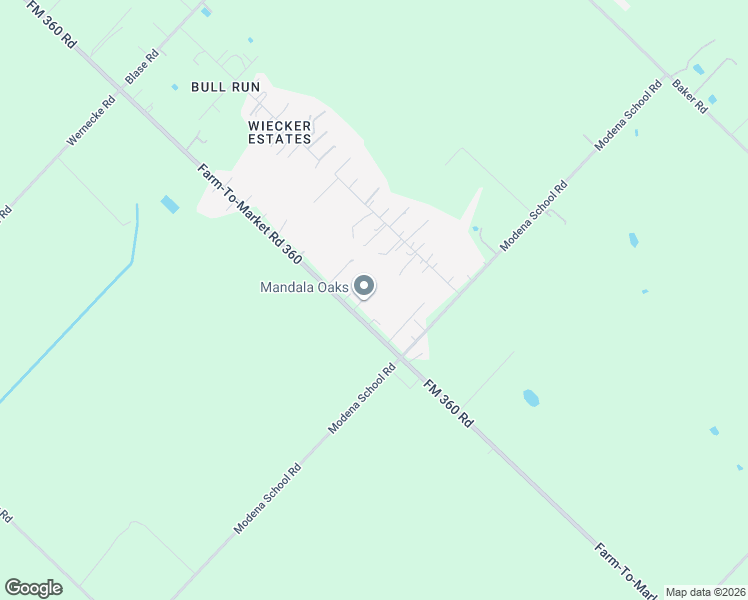 map of restaurants, bars, coffee shops, grocery stores, and more near 3315 FM 360 Road in Rosenberg