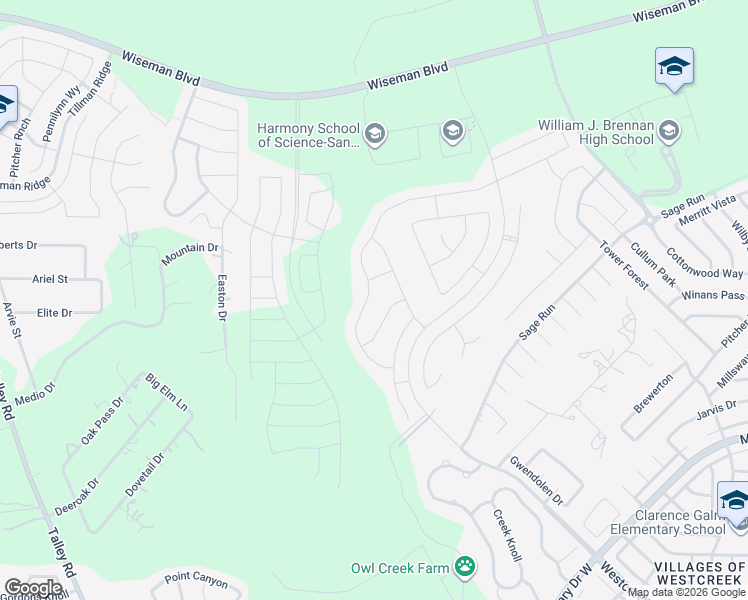 map of restaurants, bars, coffee shops, grocery stores, and more near 12409 Upton Park in San Antonio