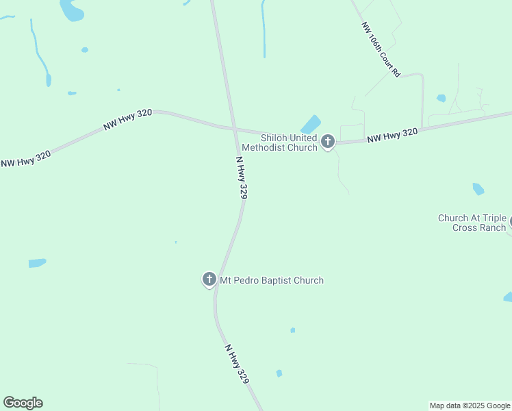 map of restaurants, bars, coffee shops, grocery stores, and more near 20805 County Road 329 in Micanopy