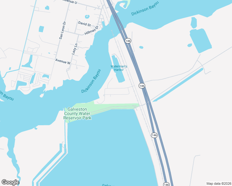 map of restaurants, bars, coffee shops, grocery stores, and more near 8802 Marie Drive in Dickinson