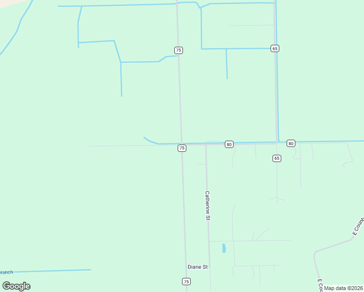 map of restaurants, bars, coffee shops, grocery stores, and more near 1081 County Road 75 in Bunnell