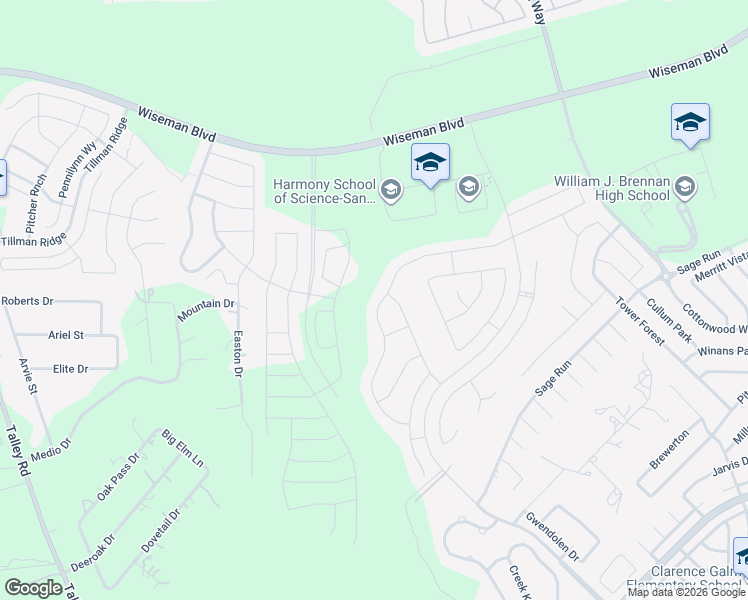 map of restaurants, bars, coffee shops, grocery stores, and more near 12311 Upton Park in San Antonio