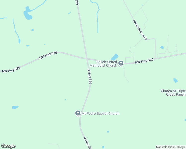 map of restaurants, bars, coffee shops, grocery stores, and more near 20805 County Road 329 in Micanopy