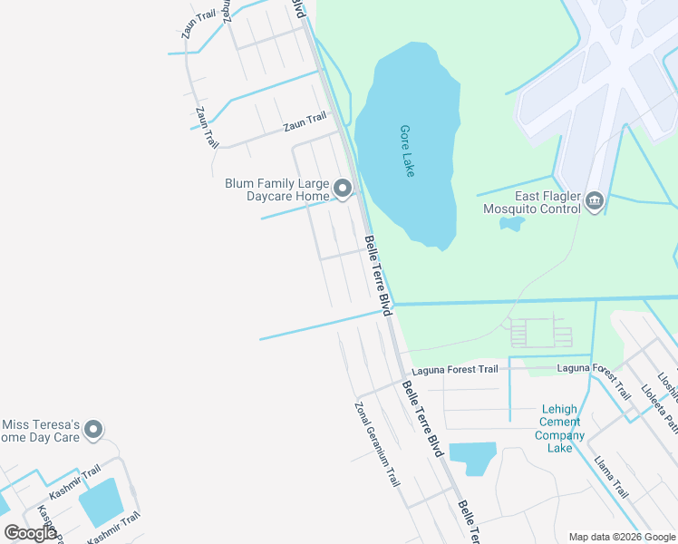 map of restaurants, bars, coffee shops, grocery stores, and more near 6 Zither Court in Palm Coast