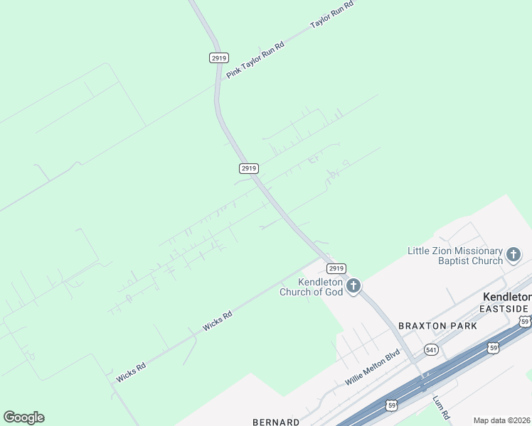 map of restaurants, bars, coffee shops, grocery stores, and more near 1009 Farm to Market Road 2919 in Beasley