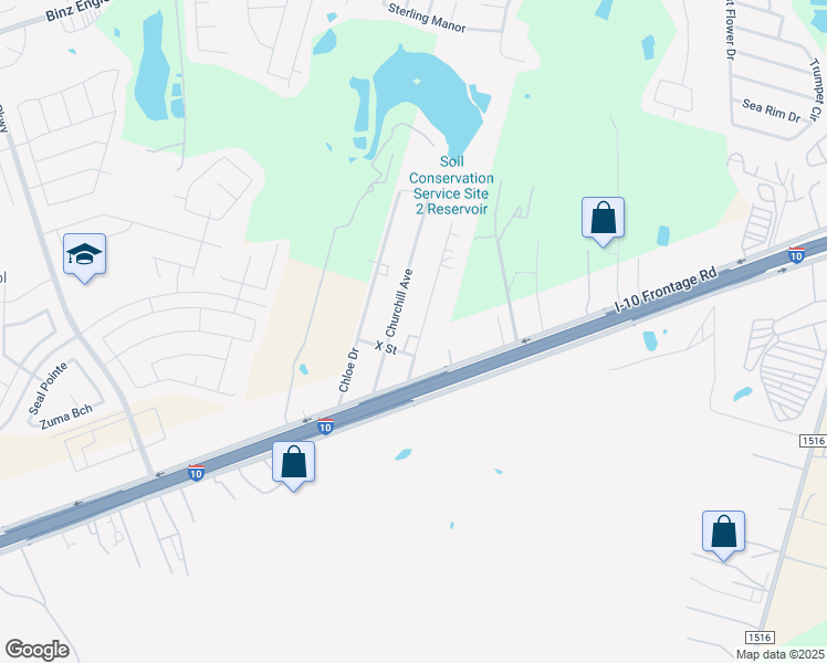 map of restaurants, bars, coffee shops, grocery stores, and more near 2911 Minnie Street in Converse