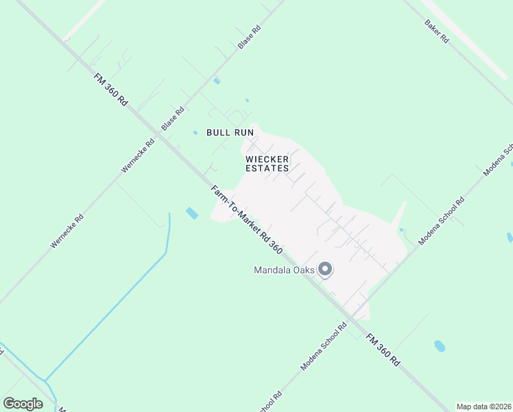 map of restaurants, bars, coffee shops, grocery stores, and more near 3005 FM 360 Road in Rosenberg