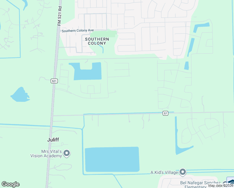 map of restaurants, bars, coffee shops, grocery stores, and more near 686 Juliff-Manvel Road in Rosharon