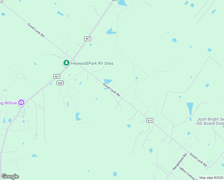 map of restaurants, bars, coffee shops, grocery stores, and more near 3701 Good Luck Road in Seguin