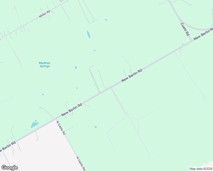 map of restaurants, bars, coffee shops, grocery stores, and more near 15935 New Berlin Road in Saint Hedwig