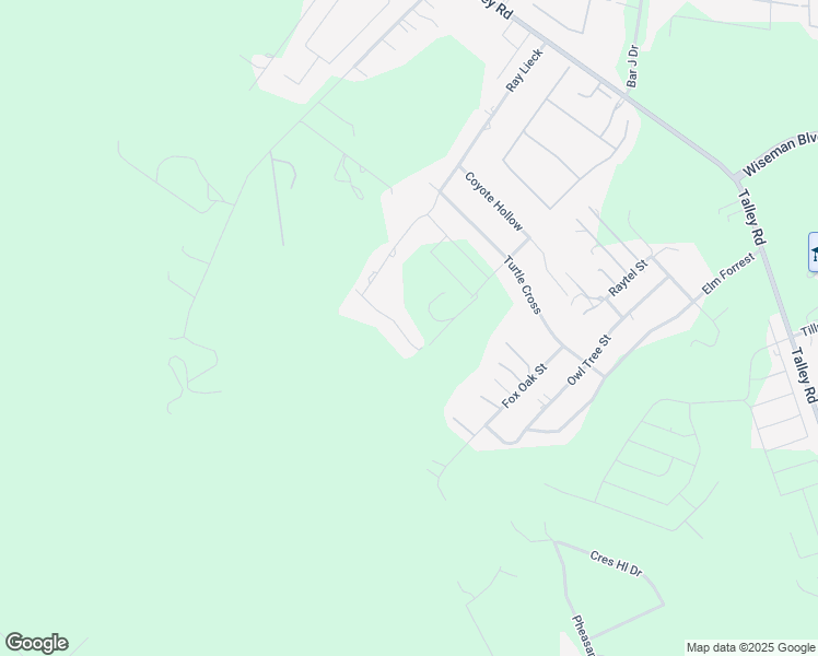 map of restaurants, bars, coffee shops, grocery stores, and more near 13904 Wild Cat Lair in San Antonio