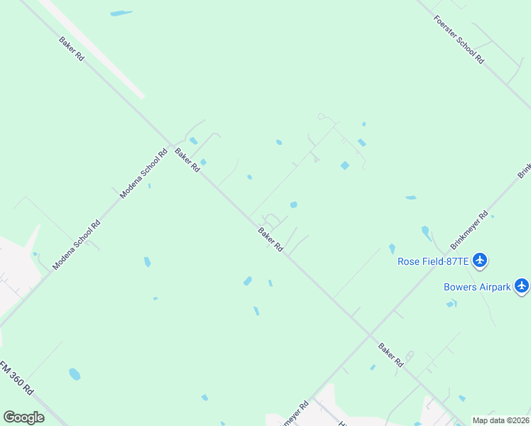 map of restaurants, bars, coffee shops, grocery stores, and more near 7910 Welch Road in Needville