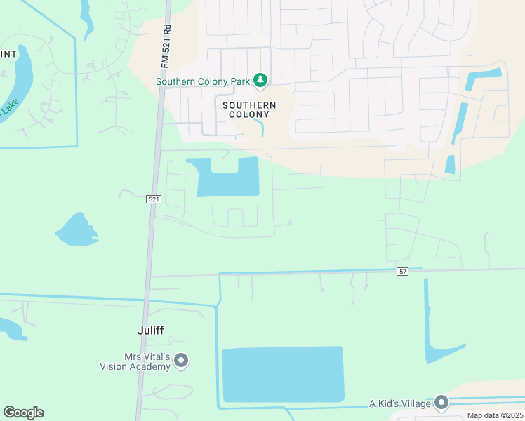 map of restaurants, bars, coffee shops, grocery stores, and more near 423 VAULTED OAK STREET in Rosharon