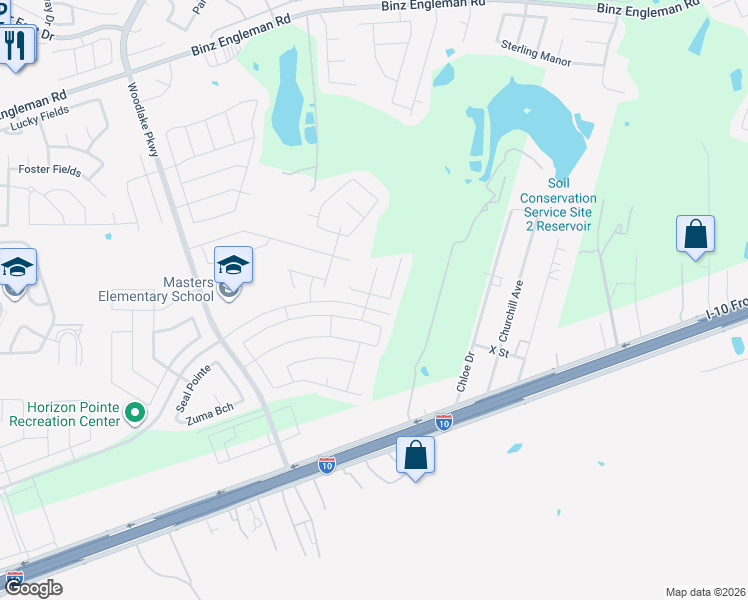 map of restaurants, bars, coffee shops, grocery stores, and more near 2618 Paria Canyon in Converse