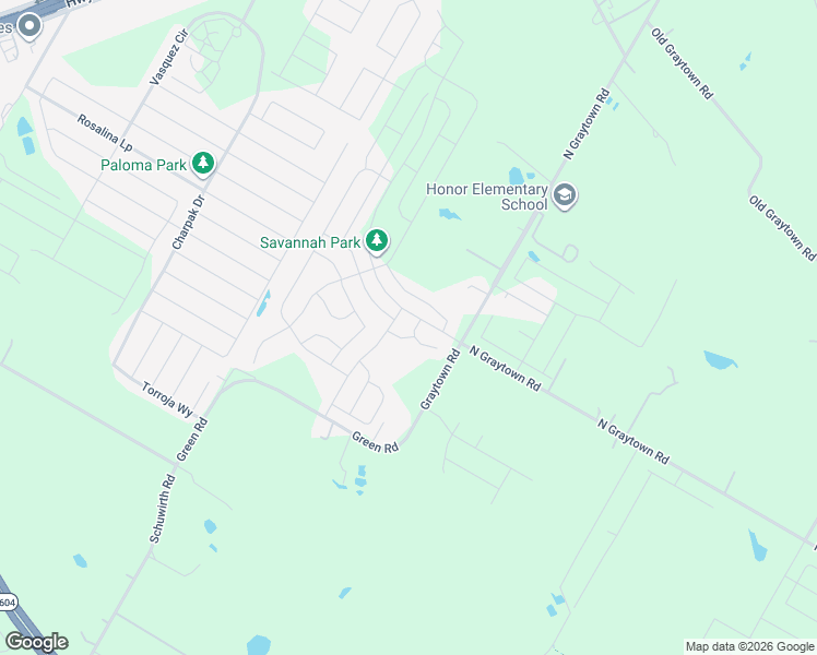 map of restaurants, bars, coffee shops, grocery stores, and more near 10925 Green Road in Converse