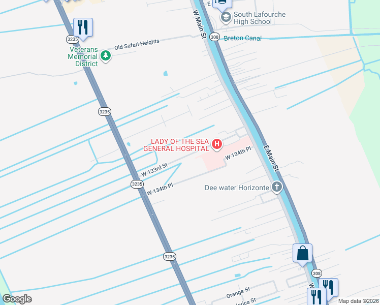 map of restaurants, bars, coffee shops, grocery stores, and more near 154-198 West 133rd Street in Cut Off