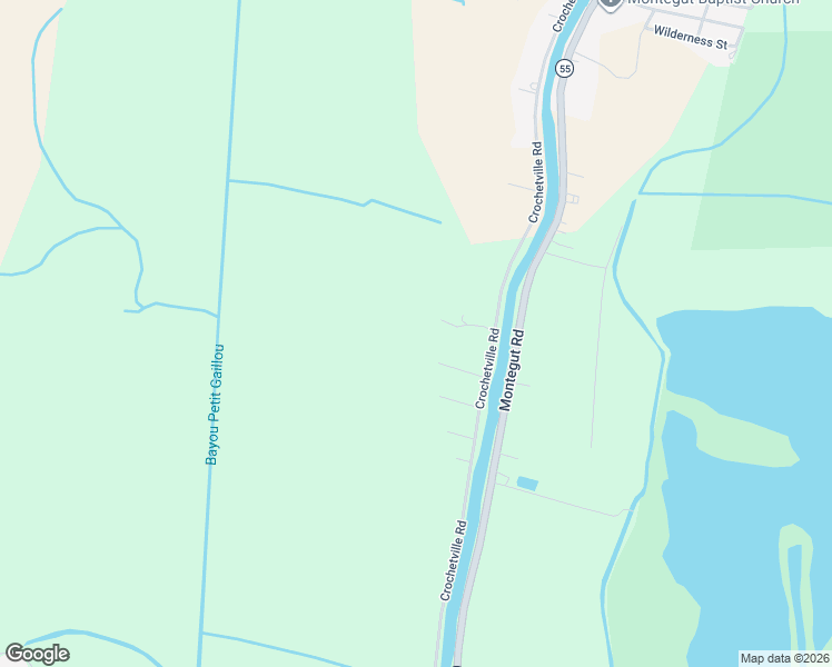 map of restaurants, bars, coffee shops, grocery stores, and more near 198 B and B Street in Montegut