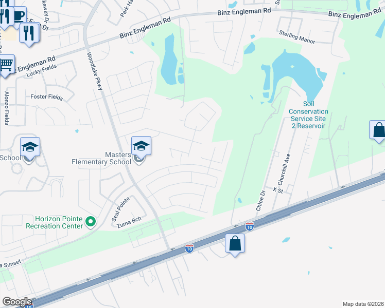 map of restaurants, bars, coffee shops, grocery stores, and more near 2618 Paria Canyon in Converse